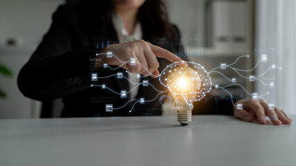Poster - AI transforms how we manage digital data. From smart indexing to AI-driven search, file handling becomes intelligent. AI file management improves speed, accuracy, and data organization. Spline
