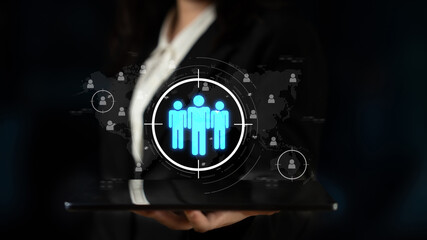 Poster - Target audience analysis enhances marketing with segmentation, smart profiling, and personalized strategies for improved audience targeting and campaign efficiency. Latch