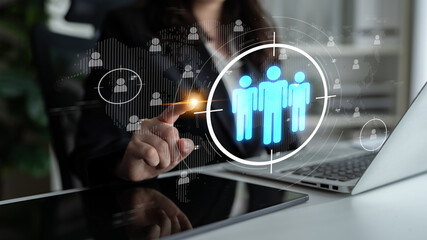 Poster - Target audience analysis enhances marketing with segmentation, smart profiling, and personalized strategies for improved audience targeting and campaign efficiency. Latch