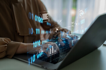 Poster - Big data and analytics support real-time insights, predictive modeling, and data-driven decisions for business intelligence and growth. Latch