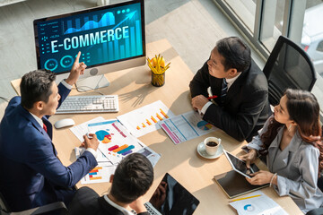 Poster - E-commerce data software provide modish dashboard for sale analysis to the online retail business