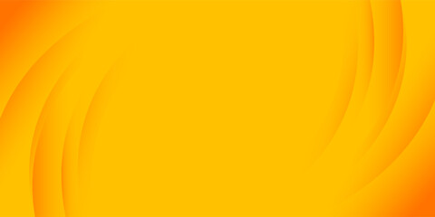 Poster - orange and white business wave banner background. overlapping vector waves background.