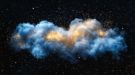 Abstract cosmic cloud design