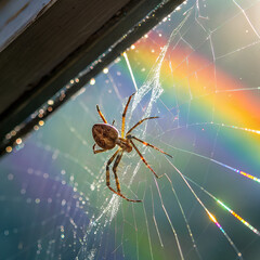 spider on the web