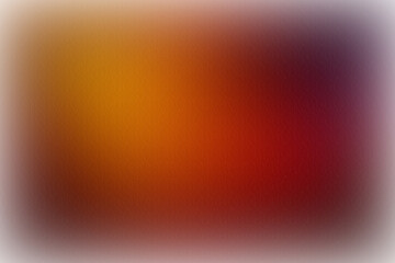 Poster - An abstract image showcasing a smooth transition from warm orange to deep red and purple, creating a serene and visually engaging gradient with a subtle textured effect
