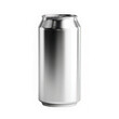 © Aklima - An aluminum can isolated on a transparent background is ready to be filled with your favorite drink