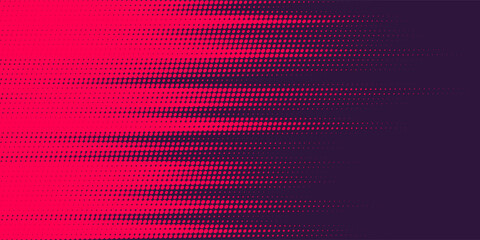 Poster - Stylish gradient pink dot circle halo background Line Vector Point form in diagonal angle