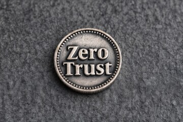 Poster - Metal coin with 