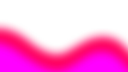 Canvas Print - abstract red and pink wave gradient element blurred with a transparent background