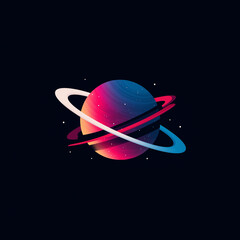 Wall Mural - earth and moon. Generative AI
