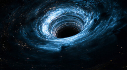 Wall Mural - abstract spiral galaxy. Generative AI