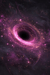 Wall Mural - spiral galaxy in space. Generative AI
