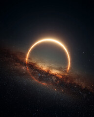 Wall Mural - sunrise over the earth. Generative AI