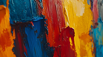 Wall Mural - captivating and evocative painting displaying artistic mastery and creative expression in color