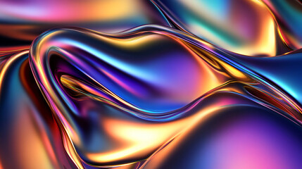 Wall Mural - vibrant and colorful abstract background with swirls and gradients creating a dynamic visual experie
