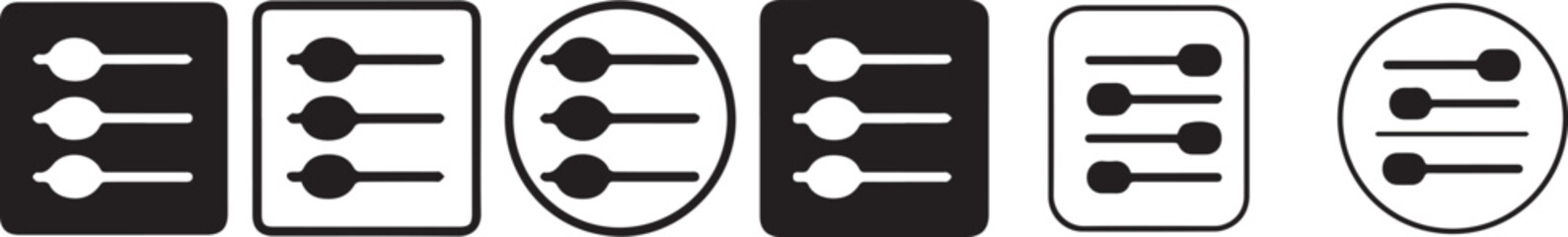 setting icon. cog gear symbol set