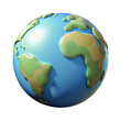 © PNG AI - earth globe on white background