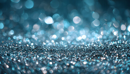 glitter light sparkle blue gorgeous bokeh defocused abstract background shiny