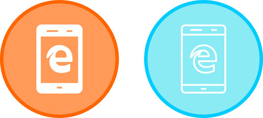 Wall Mural - Edge Vector Icon