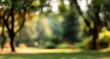 © Zoom - Blurred park scene, dappled sunlight