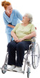 © Robert Kneschke - Friendly geriatric nurse and senior woman in wheelchair