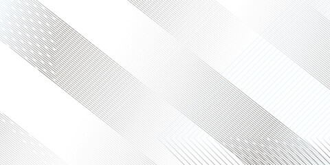 Poster - Vector gradient gray line minimal pattern Transparent monochrome striped texture, minimal background. Abstract background wave line elegant white striped diagonal line technology concept web design.	
