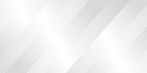 Poster - Vector gradient gray line minimal pattern Transparent monochrome striped texture, minimal background. Abstract background wave line elegant white striped diagonal line technology concept web design.	