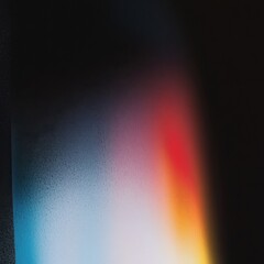 Poster - Grainy abstract light and gradient on dark background for stylish backdrop. Creative art concept.