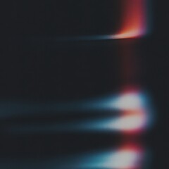 Poster - Abstract futuristic background with digital glitch effect and light leak. Modern art and retro vintage style concept for overlay.