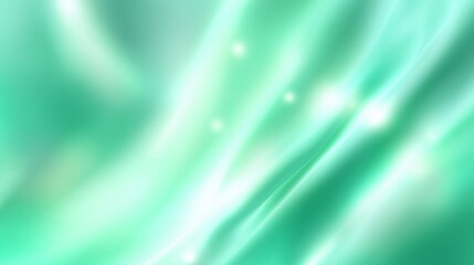 Poster - Elegant turquoise waves create a serene atmosphere in a calm digital landscape