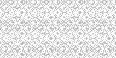 Poster - Minimal Overlapping Pattern creative fabric textile diamond geometric waves spiral abstract circle wave line. white and gray seamless tile stripe geometric create retro line pattern background.	