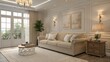 © GHUN - Luxurious living room interior with elegant furniture and stylish decor featuring natural light and serene ambiance for modern home design