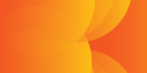Wall Mural - abstract orange background with circles. futuristic modern geometric vector eps10