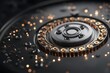 © ChaoticMind - Close-up of a mechanical device showcasing intricate circular components and glowing elements in a dark setting