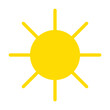 © moore moore - Weather flat color icon. Sun