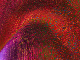 Poster - Dynamic abstract image featuring vivid red  colors creating seamless flowing patterns, evoking a sense of energy and creativity. The textured composition explores movement and artistic expression.