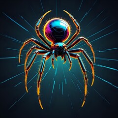 spider on a web