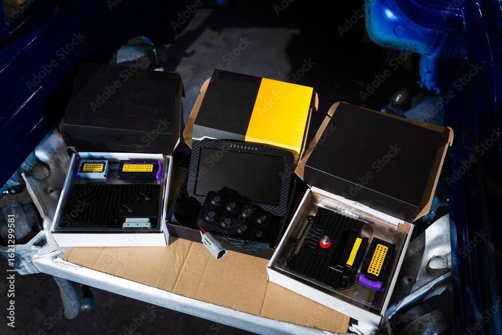 Preparing electronic control modules is crucial in a drift car project ...