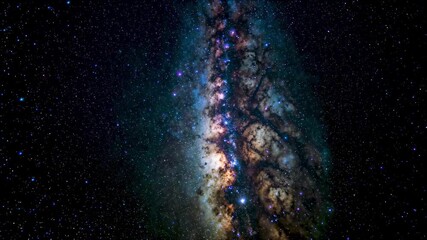 Wall Mural - arafed image of a large galaxy with a very long cloud