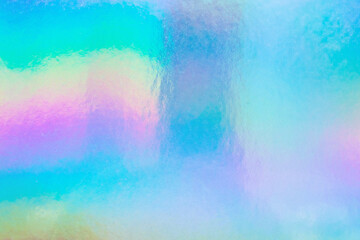 Wall Mural - holographic rainbow foil iridescent texture abstract hologram background