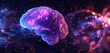 © Georgii - Abstract representation of a glowing digital brain with futuristic design