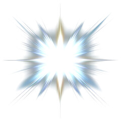 Wall Mural - png white glowing light effect with lens flare on a black background explosion starburst lighting.