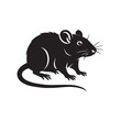 © Aura Grapix - RaT black and white vector illustration