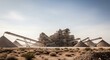 © Funni - Industrial Aggregate Processing Plant in Desert Environment