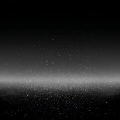 Wall Mural - Abstract Black And White Sparkling Particles Background
