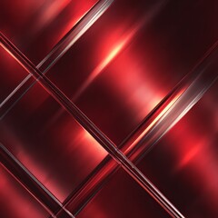 Wall Mural - abstract geometric design with red glass texture