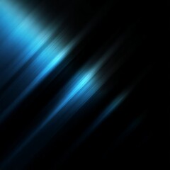 Wall Mural - abstract blue diagonal lines on black background