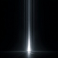 Wall Mural - Abstract Vertical Light Beam Against Dark Background