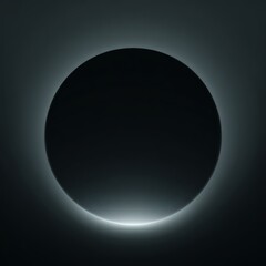 Wall Mural - Abstract Dark Circle Graphic Design