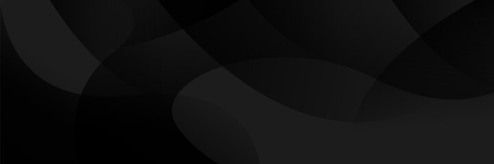 Wall Mural - abstract pattern ฺblack geometric banner design background.